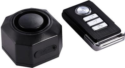 longziming -Vibratie Alarm - Fietsalarm - 110 Db Intelligente Twee-Trap Trillingdetectie - 1 Stuk - Voor Fietsen En E-Rollers - Zwart