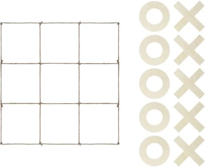 Partydeco - Tic Tact Toe spel - 120 x 112 cm