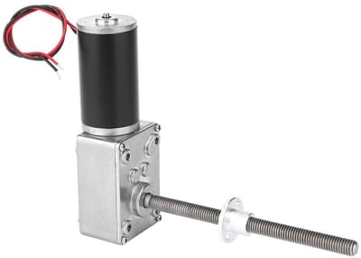 Dailygoods - Hoge Koppel Motor - Dubbele Lagers - 24V Sterke Motor voor Efficiënte Aandrijving - Compact Formaat - Schroefas 8 mm - Voor Diverse Toepa...