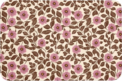 Badmat 90x60 cm - Antislip - Bloemen - Bladeren - Kleurrijk - Badmatten voor badkamer - Badkamermat - Douchemat - Badkamer mat