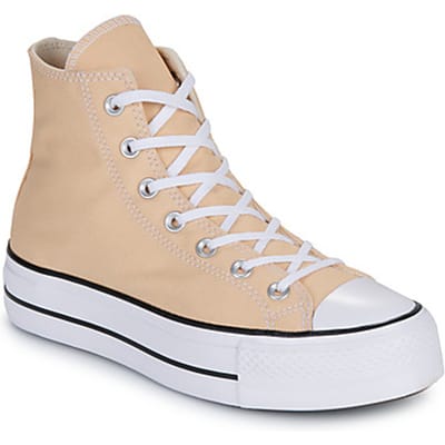 Converse Chuck Taylor All Star Lift Hi Sneakers - Dames - Beige