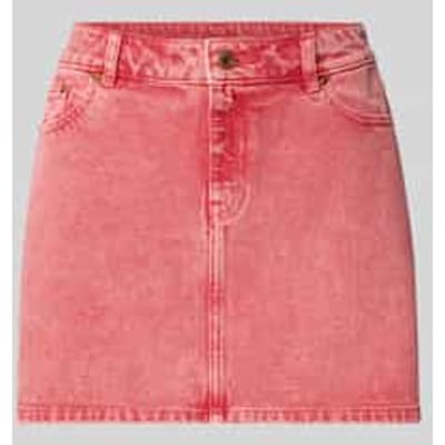 mini-jeansrok met steekzakken