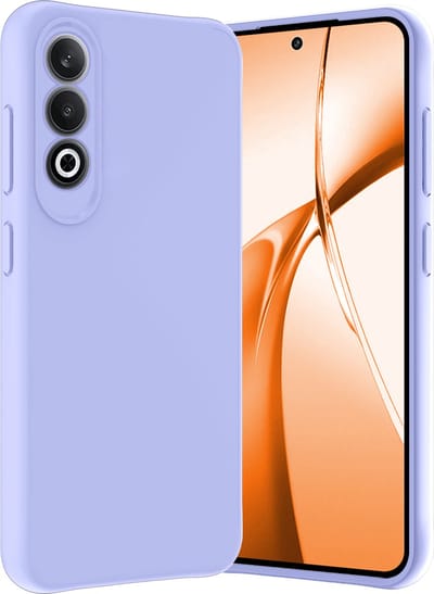 Hoes - Geschikt voor OnePlus Nord CE4 - Sterk & Shockproof - Hoesje Cover - Siliconen Case - Lichtblauw