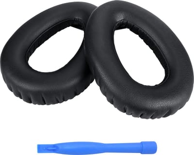 Vervangende Oorkussens voor Sennheiser PXC480/PXC550/PXC 550-II/MB660 UC/MB 660 MC Hoofdtelefoons van MMOBIEL – Memory Foam en Protein PU Koptelefoon Oorkussens - Noise Isolation Earpads – Zwart