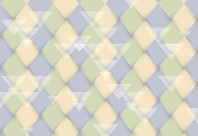 Fotobehang Modern Abstract Art Diamonds | XL - 208cm x 146cm | 130g/m2 Vlies