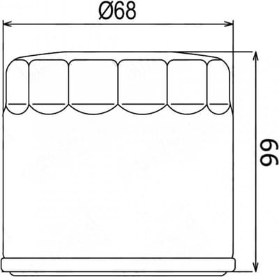 champion oliefilter voor piaggio 1300 na 1998 438038 / cof100180s nieuw