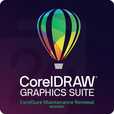 CorelDRAW Graphics Suite Business CorelSure Maintenance Renewal WIN/MAC 1 - 4 Gebruiker(s)