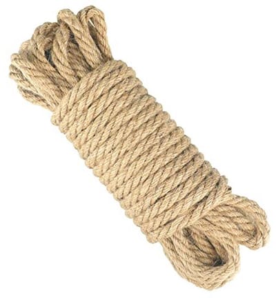 8mm Dikke Tuin Jute Touw - Sterk Hennep Touw voor Ambachten en Tuinieren - 10 m