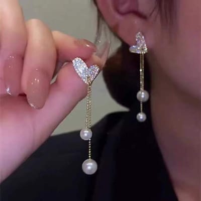 Nieuwe Franse Lichte Luxe Gouden Kleur Bloem Oorbellen Studs Voor Vrouwen Koreaanse Zirconia Verfijnde Oorbel Feest Kerst Sieraden Cadeau black