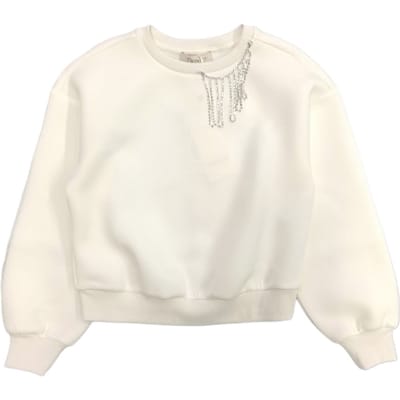 Twinset - White sweatshirt 0282 232GJ2410