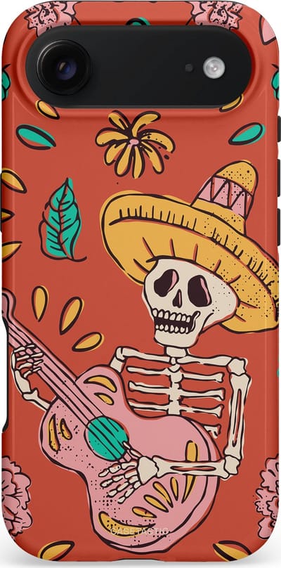 Casetastic hoesje geschikt voor Apple iPhone Air - MagSafe - Dubbellaagse bescherming - Muziekbot - Fashion Case - Terracotta Taupe
