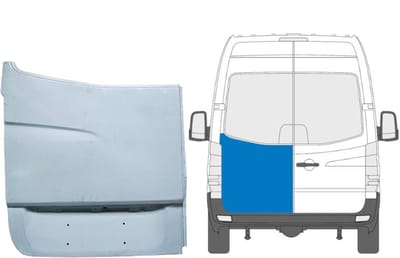 Hoge reparatie paneel achterste deuren voor Volkswagen Crafter 2005-2017 / Links