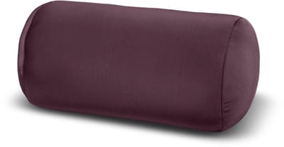 Kuschelmaxx Rolkussen - Sierkussen Rond Cilinder 17 x 33 cm - uni donker rood-design - Stevig en zacht - Mooie print - Gevuld met microgranulaat - Vormvast & Wasbaar - Ideaal voor op de bank, bed, auto of op reis - Inclusief Wasnet