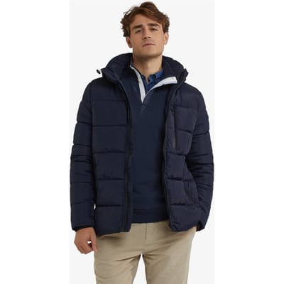McGregor Hooded Bomber Jacket Navy Size: 3XL | Winter Jackets Outlet | Heren | Blauw