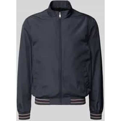 Blouson met opstaande kraag en ritssluiting