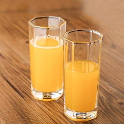 Glaswerk Keuken Eetkamer Bar Huis Drinkgerei Hoge Water Sap Drinkglazen Set Van 2 Stuks Transparante Tumbler Kristalglas Beker 220ml beige