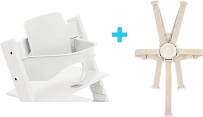 Stokke Tripp Trapp | Bundel | Babyset² en Harness² | Wit