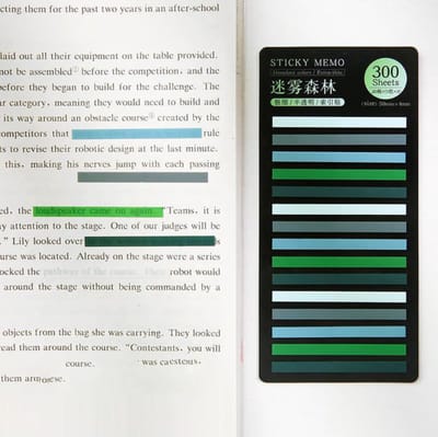 Index Tabs Sticky Notes – 300 tabs/stickers – 5 kleuren – Beschrijfbaar – Plakkers voor Notities – Notitie Stickers – Leuk Kerstcadeau, Sinterklaascadeau of Schoencadeau – Cadeaus onder €5 – Perfect voor Bullet Journal en Boek Annotatie