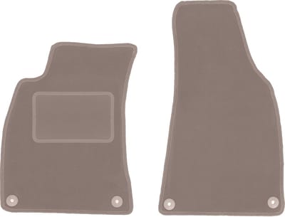 Beige voormatten voor: Audi A4 B7 sedan, stationwagen, avant (2001-2004)