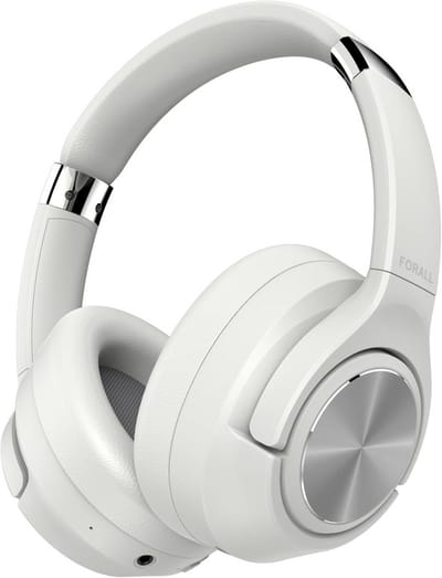 Draadloze Koptelefoon met Hybride Actieve Noise Cancelling en 60 Uur Speeltijd - Wit