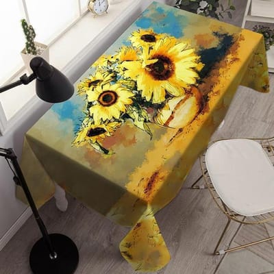 Van Gogh Olieverfschilderij Waterdichte Koffietafel Tafelhoes Rechthoekige Tafelkleden Feest Bruiloft Decoratie Tafelkleed Manteles 140x200cm