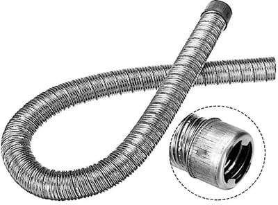 Staande autoverwarming uitlaatpijp 60 cm - 22 mm roestvrij staal