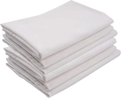 Briljant Baby Flanellen Luiers – 6 Stuks – 70x70 cm – 100% Katoen - Voor Inbakeren & Wasbare Luiers – Wit