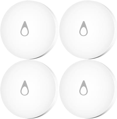 Water Alarm Detector - Lekdetector - Huis Beveiligen - Hoge Gevoeligheid - 4 Stuks - Wit