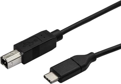 StarTech.com USB-C Aan USB B Printer Cable - M/M - USB 2.0 - USB-C cable - 3 m
