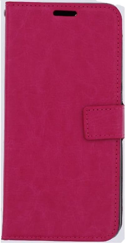 LuxeBass Telefoon Wallet Bookcase voor Samsung Galaxy A51 ? Portemonnee telefoonhoesje voor Bankpassen ? Hoesje voor Samsung Galaxy A51 ? Kunstleer ? Siliconen Houder ? Magnetische sluiten- Roze - bookcase - boekhoesje - book case - boek hoesje