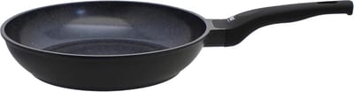 Gegoten Aluminium Braadpan - Koekenpan Koopgerei - Gelijkmatig Braden - PFAS-vrije Anti-aanbaklaag - 28 cm - Zwart