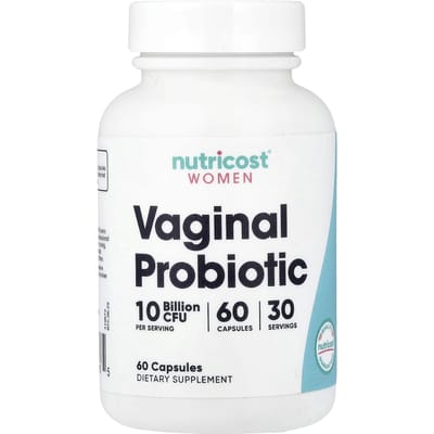 Nutricost, Voor Vrouwen, Vaginale Probiotica, 60 Capsules