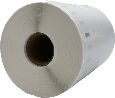 DULA Dymo Compatible labels - Wit - S0904980 - Polypropyleen - Grote verzendetiketten - 1 rol - 104 x 159 mm - 220 labels per rol