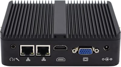 Ventilatorloze Mini PC voor Industrie | Win 11 Pro | 8GB RAM | 128GB SSD | Draagbare Mini Desktop Computer