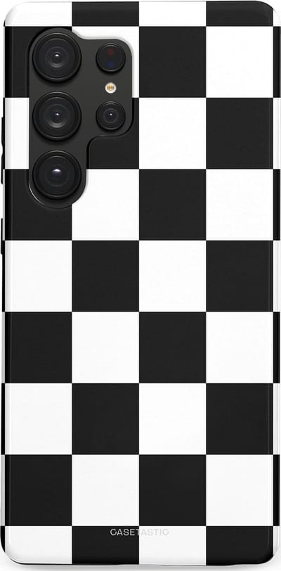 Casetastic Hoesje Geschikt voor Samsung S25 Ultra - Stijlvolle Beschermende Duo-layer Case - Schaak