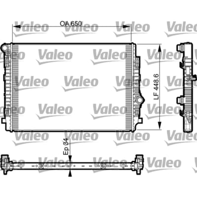 Radiator, motorkoeling VALEO 735549