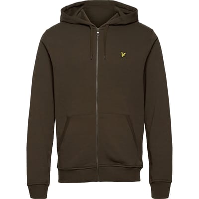 Lyle & Scott Hoodies Zip Through Hoodie Groen