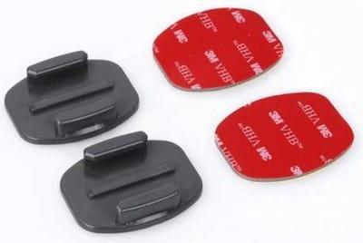 GoPro 2x Flat Mount Platte Bevestigings Plaatjes met 3M Sticker