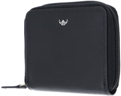 Golden Head Leren portemonnee Polo RFID Protect RV-Börse 3313 Schwarz zwart