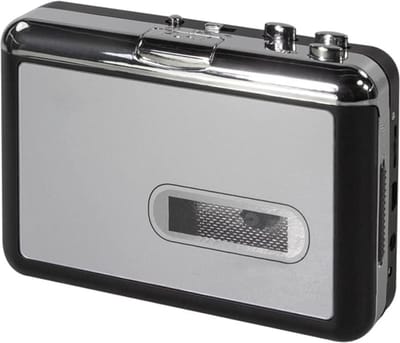 Cassette Speler - Walkman - Zwart met Zilver