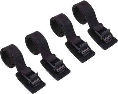 Zware Ratchet Transportbanden - 4 Stuks Meeting met Verstelbare Nylon Webbings voor Motorfietsen, Vrachtwagens, en Bagagebeveiliging