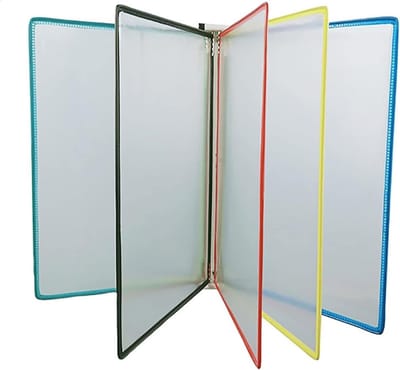 Hangende Wandmap - Documenthouder Folderstandaard - Documenten Organiseren - Magnetische Bevestiging - 33x23x10CM - Multicolor