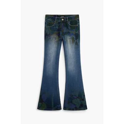Dames Wide Leg Jeans Desigual Lacroix