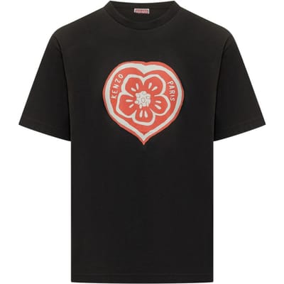 Kenzo t-shirt boke hart man zwart