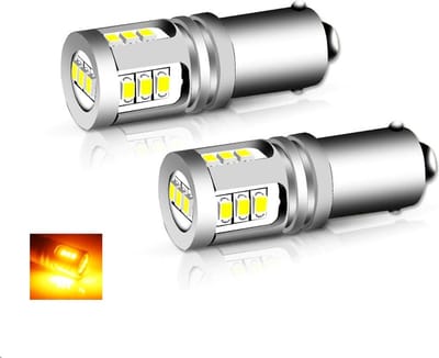 TLVX BAY9S H21W High Power LED Oranje Canbus Knipperlichten / Oranje licht / Autolampen / Draaifitting / Amper / Pinker / Storingsvrij / Erg fel (2 stuks)