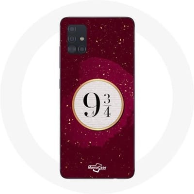 Hoesje - Maniacase - Galaxy A51 - Flexibel - Rood - Harry Potter Perron 9 3/4