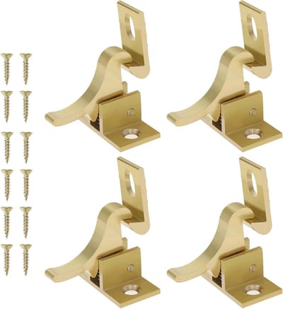 Allecta - Messing Vogelsluitingen met Schroeven - Venster Elleboog Klink - Vogelvergrendelingen - Accessoires voor Kasten