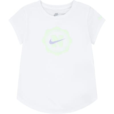 Nike Meisjes Prep In Je Stap T-Shirt (Wit)