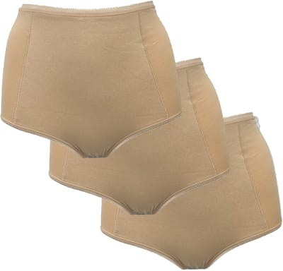 My Basic by After Eden Full brief cotton 3pack Dames onderbroek - Powder - Maat L