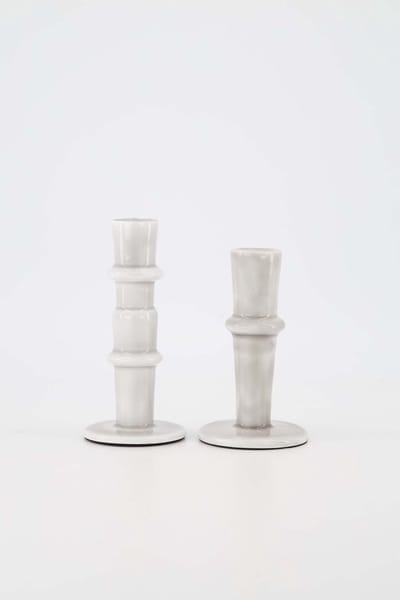 Zusss Cadeauset - Kandelaar S En M - Verjaardag - Cadeau Aluminium Zand